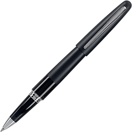 Pilot Metropolitan Fine Gel Roller - Fine Pen Point - Refillable - Black Gel-based Ink - Metallic Brass, Black Barrel - 1 Each Pilot Metropolitan Fine Gel Roller - Fine Pen Point - Refillable - Black Gel-based Ink - Metallic Brass, Black Barrel - 1 Each