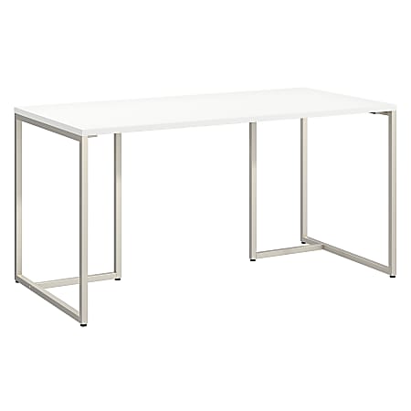 Bush Business Furniture Method 60"W Table Computer Desk, White, Standard Delivery