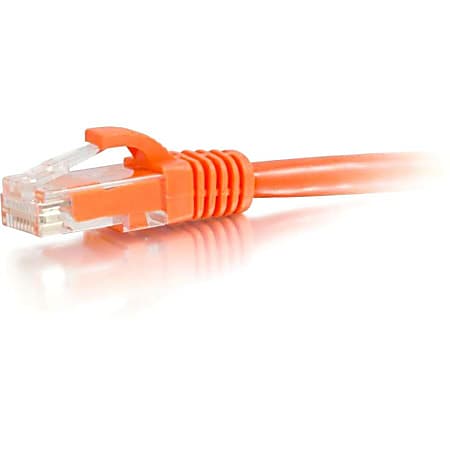 C2G-8ft Cat6 Snagless Unshielded (UTP) Network Patch Cable - Orange - Category 6 for Network Device - RJ-45 Male - RJ-45 Male - 8ft - Orange