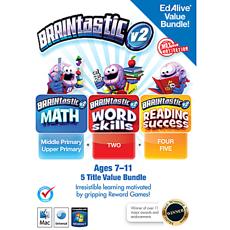 BRAINtastic v2 Ages 7-11 Bundle (Mac), Download Version