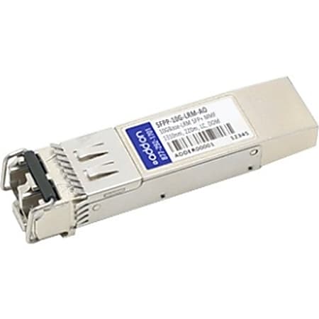 AddOn Napatech SFPP-10G-LRM Compatible TAA Compliant 10GBase-LRM SFP+ Transceiver (MMF, 1310nm, 220m, LC, DOM)