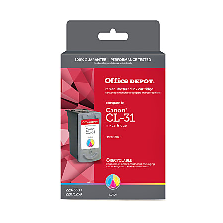 Office Depot® Brand CL-31 Remanufactured Tri-Color Ink Cartridge Replacement For Canon CL-31