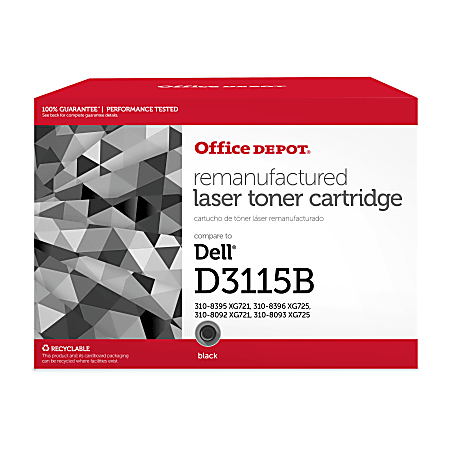 Office Depot® Brand Remanufactured Black Toner Cartridge Replacement For Dell™ D3115B