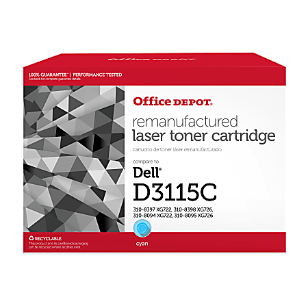 Office Depot® Remanufactured Cyan Toner Cartridge Replacement For Dell™ D3115C