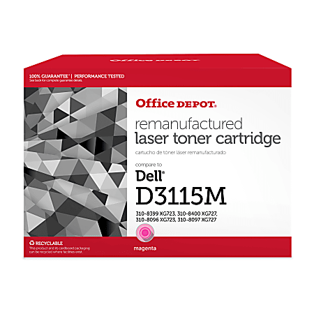Office Depot® Brand Remanufactured Magenta Toner Cartridge Replacement For Dell™ RF013, ODD3115M