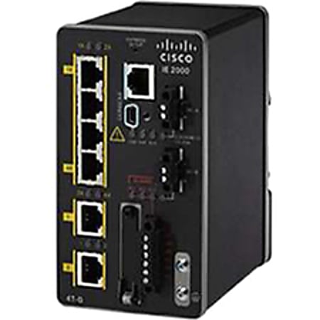 Cisco IE-2000-4T-L Ethernet Switch - 4 Ports - Manageable - Fast Ethernet - 10/100Base-TX - 2 Layer Supported - Twisted Pair - Desktop, Rail-mountable - 1 Year Limited Warranty