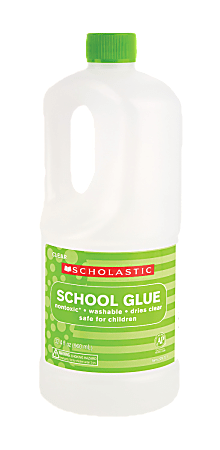 Scholastic Liquid Glue, 32.4 Oz, Clear