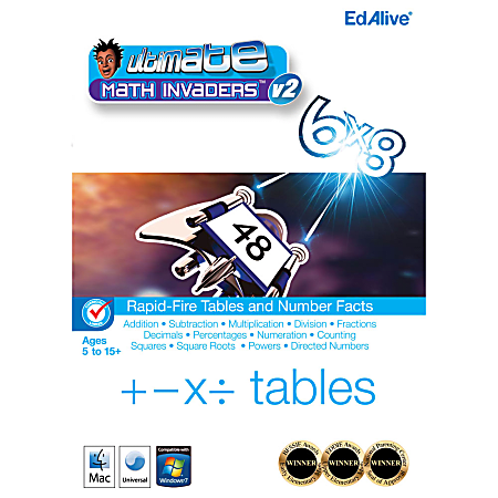 Ultimate Math Invaders v2, Download Version