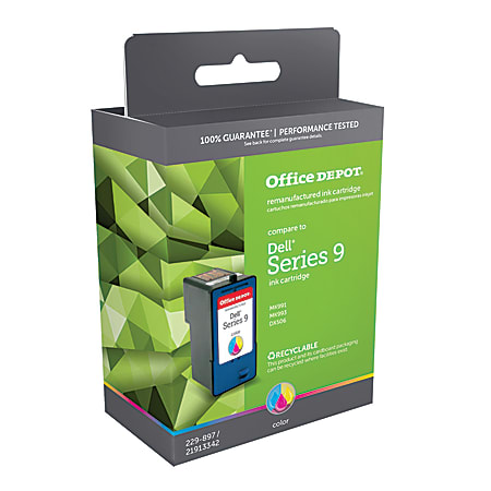 Office Depot® Brand Remanufactured Tri-Color Ink Cartridge Replacement For Dell™ MK991, MK993, OD993