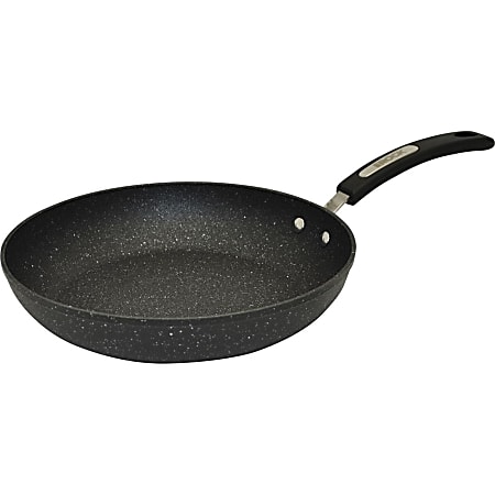 Starfrit 11 Inch Nonstick Aluminum Deep Fry Pan with Lid 2 Pieces Cooking  Frying Dishwasher Safe Oven Safe 11 Frying Pan Black - Office Depot
