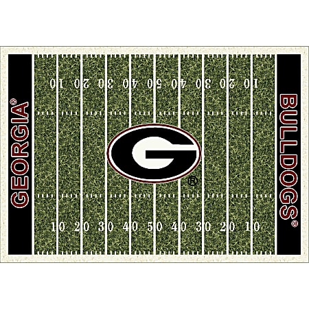 Imperial NCAA Homefield Rug, 4' x 6', University Of Georgia