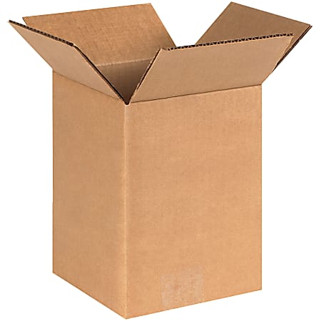 Office Depot® Brand 8" x 5" x 5" Corrugated Boxes, Kraft Brown, Pack Of 25 Boxes