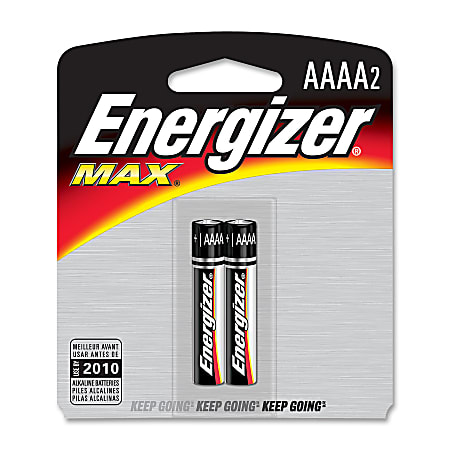 Energizer AAAA Battery 2-Packs - For Multipurpose - AAAA - 2/Pack - 12 / Carton
