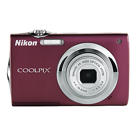 Nikon® Coolpix® S3000 12.0-Megapixel Digital Camera, Plum