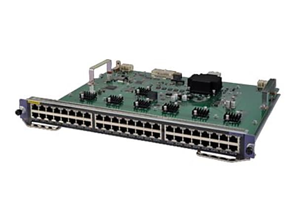 HPE 7500 48-port 1000BASE-T SE Module - For Data Networking - 48 x RJ-45 10/100/1000Base-TX LAN - Twisted PairGigabit Ethernet - 1000Base-T - 1 Gbit/s - 1 Pack