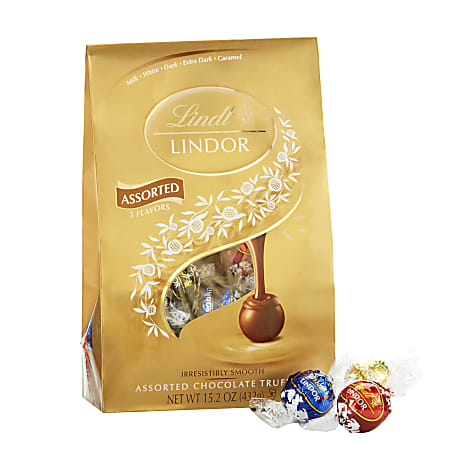 Lindt Lindor Assorted Chocolate Truffles (Review) Dark, Milk