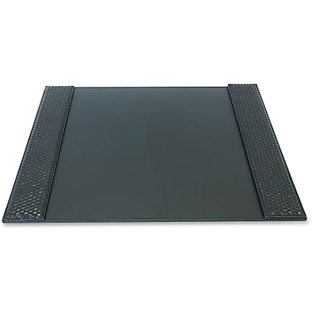 Artistic Woven Desk Pad - Rectangle - 24" Width x 38" Depth - Polyurethane - Black