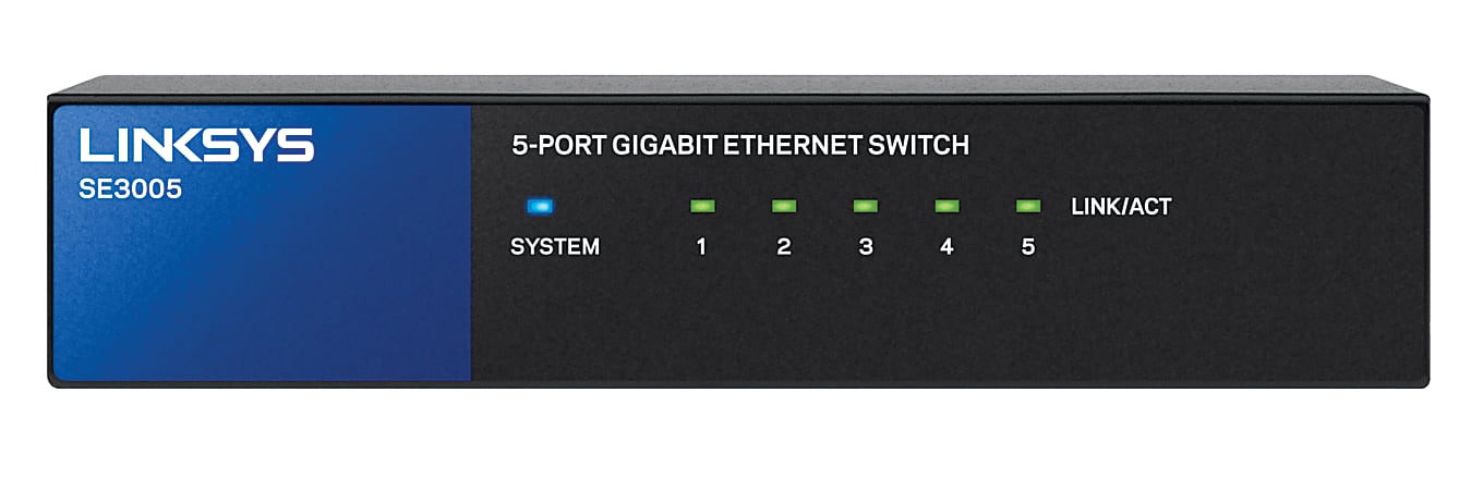 Linksys Lynksys SE3005 5 Port RJ 45 Broadband Switch