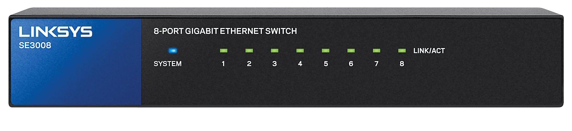 Linksys SE3008 8-Port RJ-45 Unmanaged Ethernet Switch