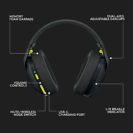 Logitech G435 Ultra-light Wireless Bluetooth Gaming Headset