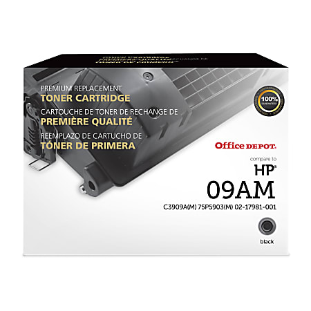 Office Depot® Brand Remanufactured Black MICR Toner Cartridge Replacement For HP 09A, OD09ATM