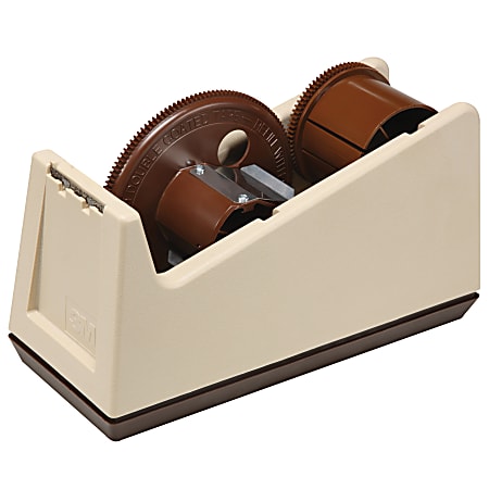 3m M712 Double Sided Pull And Cut Tape Dispenser Tan Office Depot