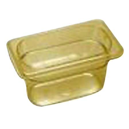Cambro 1/9 Size H-Pan Food Pan, Amber