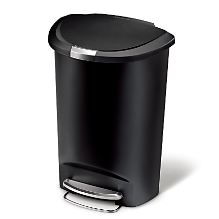 simplehuman 40 Liter Slim Step Trash Can with Soft-Close