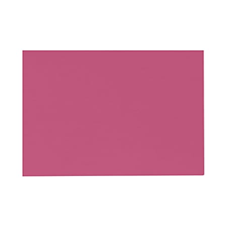 LUX Flat Cards, A7, 5 1/8" x 7", Magenta Pink, Pack Of 50