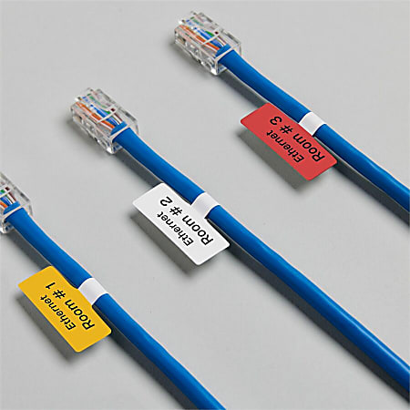 Avery Cable Labels, T-Style, 1.25