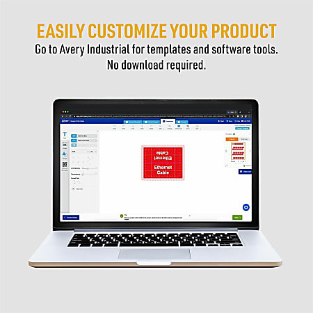 Avery Cable Labels, T-Style, 1.25