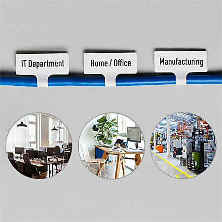Avery Cable Labels, T-Style, 1.25