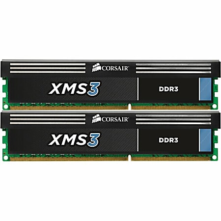 Corsair 16GB (2 x 8GB) DDR3 SDRAM Memory Kit - 16 GB (2 x 8GB) DDR3 SDRAM - 1333 MHz - CL9 - 1.50 V - Unbuffered - 240-pin - DIMM
