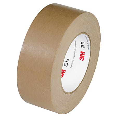 3M™ 2515 Flatback Tape, 3" Core, 2" x 60 Yd., Tan, Case Of 12