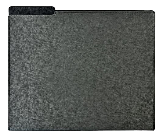 TUL&trade; Vegan Leather File Folder With Pocket, Letter Size, Green
