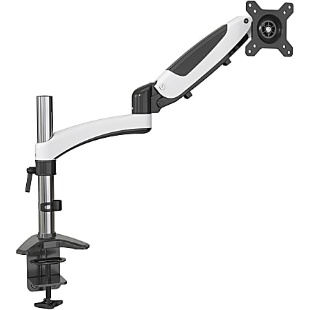 Amer Hydra Mounting Arm for Curved Screen Display, Flat Panel Display - White, Black, Chrome - 1 Display(s) Supported - 65" Screen Support - 33.07 lb Load Capacity - 75 x 75, 100 x 100