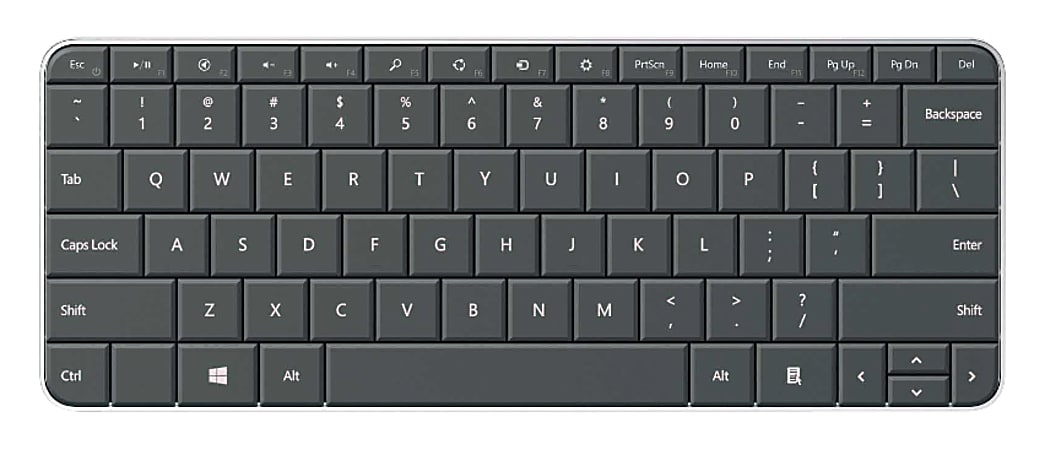 Microsoft Wedge Mobile Keyboard Wireless Connectivity Bluetooth