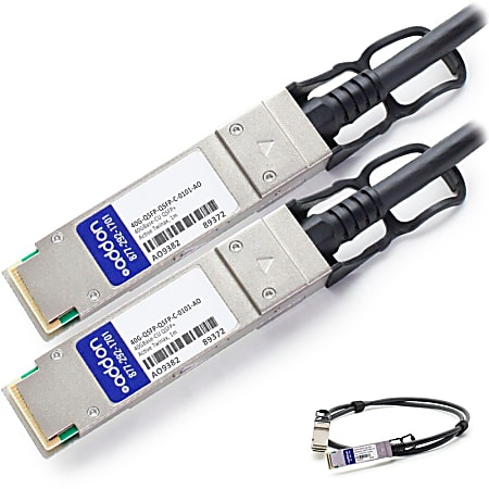 AddOn Brocade 40G-QSFP-QSFP-C-0101 Compatible TAA Compliant 40GBase-CU QSFP+ to QSFP+ Direct Attach Cable (Active Twinax, 1m) - 100% application tested and guaranteed compatible