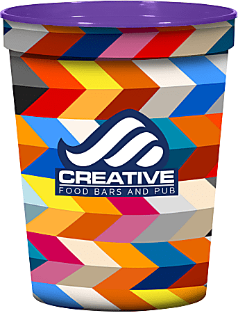 Custom Full-Color Big Game Stadium Cup, 16 Oz