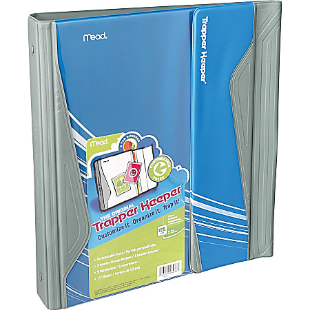 Mead® Trapper Keeper® Binder, 1 1/2" Rings, Assorted Colors