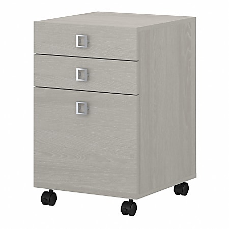 Bush Business Furniture Echo 17"D Vertical 3-Drawer Mobile File Cabinet, Gray Sand, Delivery