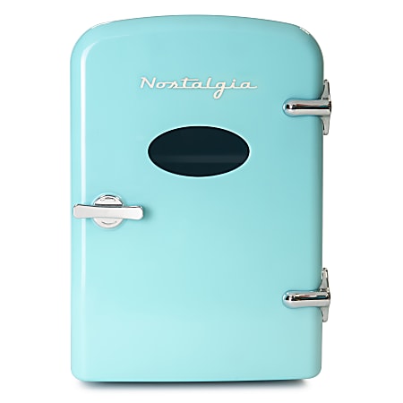 Nostalgia Electrics Retro 6 Can 0.14 Cu Ft Personal Cooling And