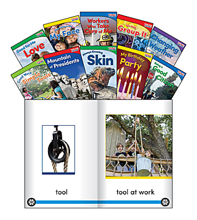 Teacher Created Materials TIME FOR KIDS® Nonfiction Book Set, Set 3, Set Of 10 Books, Kindergarten
