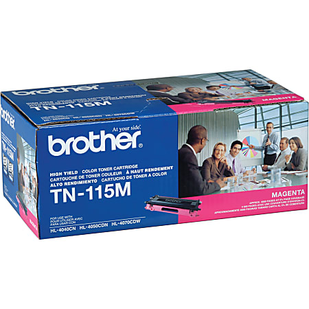 Brother® TN-115 Magenta Toner Cartridge, TN-115M