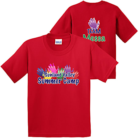 Custom Full-Color Youth Cotton T-shirt