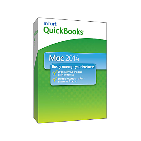 QuickBooks® Pro 2014, For Mac, Traditional Disc