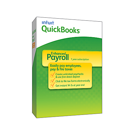 QuickBooks® Enhanced Payroll 2014, Traditional Disc