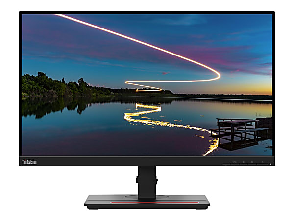 Lenovo ThinkVision T24m-20 24" Class Webcam Full HD LCD Monitor - 16:9 - Raven Black - 23.8" Viewable - 62D9GAR6US