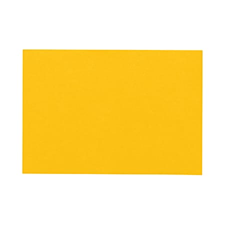 LUX Flat Cards, A1, 3 1/2" x 4 7/8", Sunflower Yellow, Pack Of 500