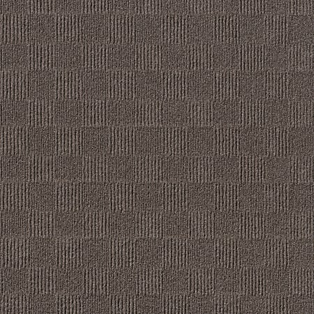 Foss Floors Crochet Peel & Stick Carpet Tiles, 24" x 24", Espresso, Set Of 15 Tiles
